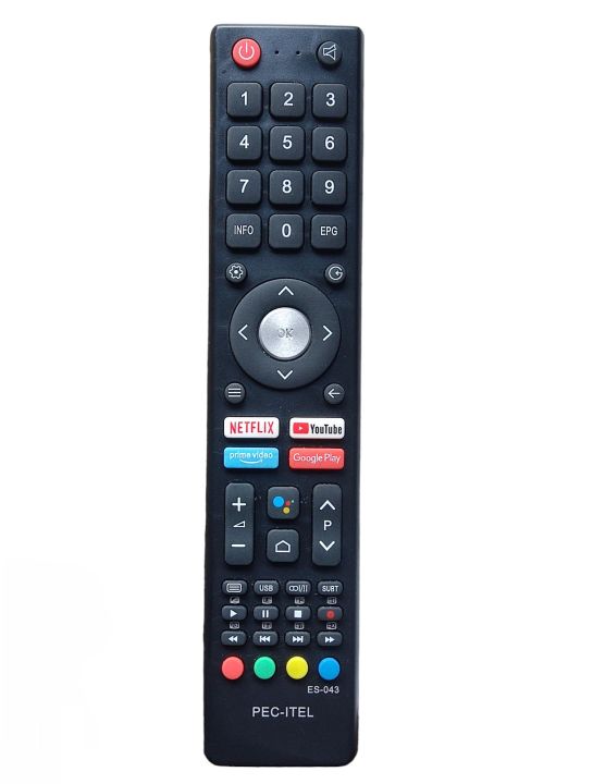 ITEL Smart LCD or LED tv Remote Control (ES-043) | Daraz.pk