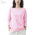 Pena house three-quarter sleeve basic T-shirt pstl001. 