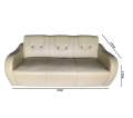 (FP-M-50) Premium Deep Cushioning 3 Seater Sofa for ultimate comfort home/office/ living room / sofa set.