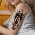 Waterproof Temporary Tattoo Sticker Flowers Big Pray Hands Cross Honely Lovely Letters Neck Flash Tatto Fake Tatoo for Women Men. 