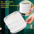 Microwave Oven Special Steamer Steamed Bun Dumpling Container Steamed Rice Multi Layer Steamer Plastic Steamer. 