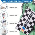Funny Microfiber Premium Golf Towels Printed Golf Towels for Golf Bags for Men&Women Great Golf Accessories for Men Golfers Dad.