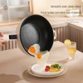 Electric Hot Pot 2.8L,1000W Non-Stick Saute Pan,Rapid Noodles Cooker,Electric Cooking Pot,Ramen Cooker for Steak,Egg,Fried Rice,Dumplings,with Power. 