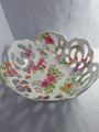 Flower fruit basket-assorted brand Italiano melamine. 