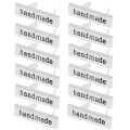 6/12PCS Handmade Metal Labels Rectangle Alloy Tags for Clothes Jeans Shoes Bags HandMade Labels DIY Crafts Hardware Sewing Item. 