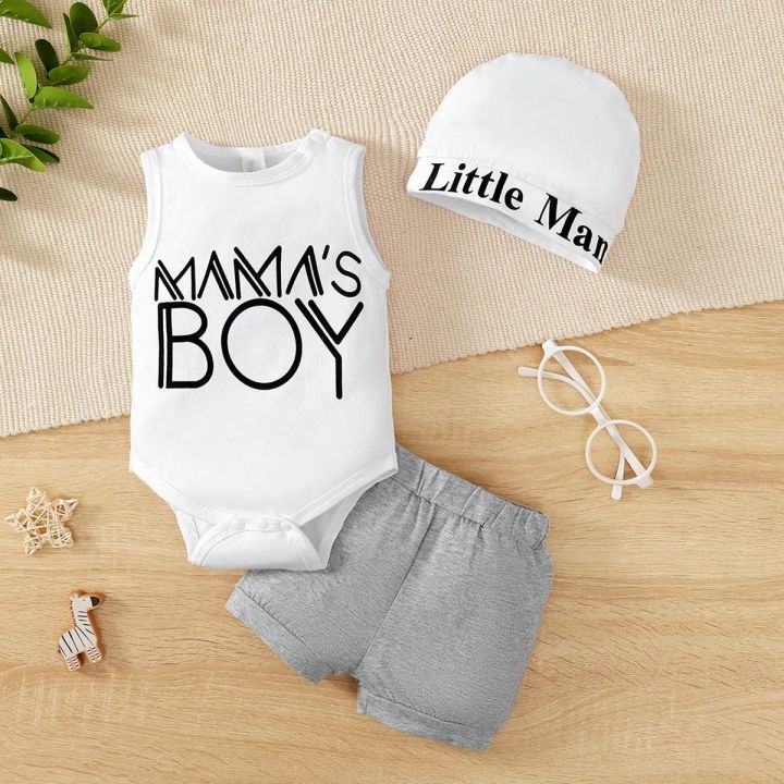 Summer%20Baby%20Boy%20Letter%20Graphic%20Bodysuit%20&%20Shorts%20-%20Image%204