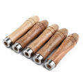 5Pcs Wooden File Handle Replacement Strong Metal Collar For File Craft Tool Woodworking File Craft Polishing Hand Tools. 