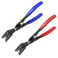 Car Headlight Opening Pliers Clip Screwdriver Gasket Nail Puller Auto Repair Tools for Clip Removal Blue Red.