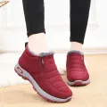 2025 New Women's Waterproof Non-slip Warm Snow Shoes, Comfortable Low Top Hiking Shoes. 