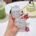 Lovely Floral Flowers For Apple AirPods 1 2 Pro2 Bluetooth Headphone Cover 3rd Generation Silicone Soft Cover Protective Case. 
