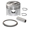 piston for all CDI 70cc Motorcycle/ bike piston kit for cd 70 Motorcycle/1piece piston 1piece Ring set piece piston rod/size STD 0.50 100 150/. 
