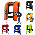 ‌Auto Inflating Life Jacket With Reflective Strips Safety Whistle for Adult Water Sports Kayaking Fishing Boating Emergency Gear. 