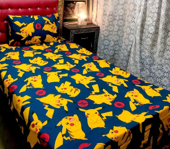 Kids%20character%20single%20bedsheet%20Spiderman%20/%20Cinderella%20/%20Sonic%20/%20ladybug%20Bedsheet%20-%20Image%208