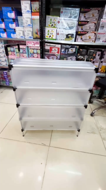 Dustproof Shoe Rack Cabinet – 2, 3, 4, 5, 6, 7, 8, and 10 Layers DIY ...