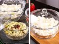 Glass Serving Casserole With Lid. 