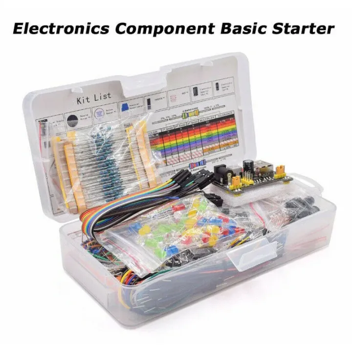 Resistorfor Arduino Starter Kit Component With Box 1 Set 830 Breadboard Cable Resistor ...