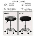 1PC/4PCS/6PCS solid color elastic waterproof milk silk round stool cover, 120gms, suitable for round stool cover beautification.