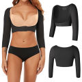 Upper Arm Shapers Compression Long Sleeves Women Arm Shapewear Humpback Posture Corrector Shoulder Breast Support Push Up Tops. 