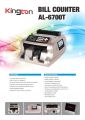 KINGTON PlUS AL 6700T Money Counting Machine with Fake note detector. 