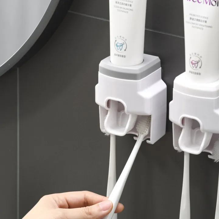 1pc%20Automatic%20Toothpaste%20Dispenser%20Creative%20Wall%20Mount%20and%20Small%20Toothbrush%20Holder%20Squeezer%20for%20Family%20Shower%20Bathroom%20-%20Image%205