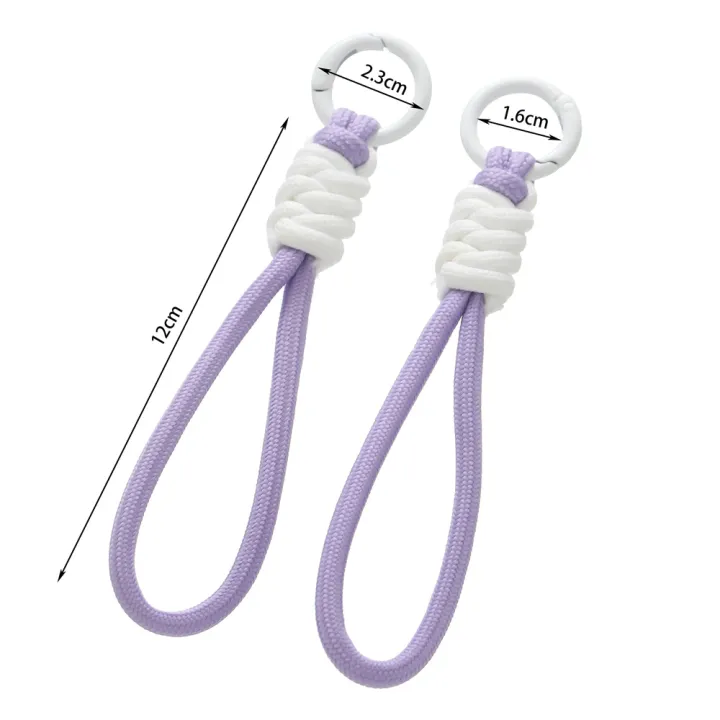 1pc%20Colorful%20Braided%20Lanyard%20Keychain%20for%20Phone%20Case%20Women%20Anti%20Lost%20Knot%20Rope%20Strap%20Car%20Key%20Chains%20Diy%20Accessories%20Keyring%20-%20Image%202