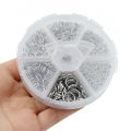 1 Box O-ring Connector Metal Open Jump Ring Set Stainless Steel Jump Ring For DIY Handmade Bracelets Earrings Necklaces Supplies. 
