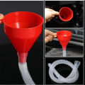 Universal Car Refueling Funnel Telescopic Filling Funnels Car Motorcycle Engine Gasoline Oil Funnels With Detachable Hose. 