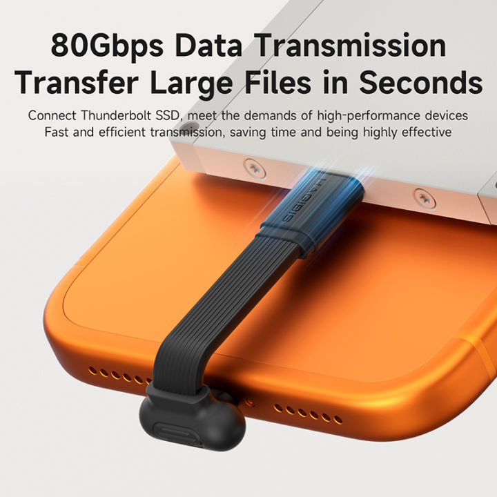 Hagibis%20USB4%20Right%20Angle%20Cable%20Type%20C%20Fast%20Charging%20Capsule%20mini%20Cord%20240W%2080Gbps%20Date%20for%20Thunderbolt%205/4%20iPhone%2017%20Pro%20Max%2016%20-%20Image%203