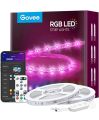 Govee Smart LED Strip Lights, 50ft WiFi LED Lights with App Control, LED Lights for Bedroom, Living Room, Home, Party, 64 Scenes and Music Sync, Work with Alexa and Google Assistant, 2 Rolls of 25ft. 