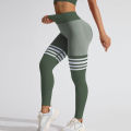 Women V Back Leggings Exercise Gym Fitness Athletic Workout Elastic Leggins High Waist Scrunch Yoga Pants Sports Tights S-XL.