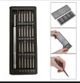 24 in 1 Precision Screwdriver Set with Magnetic Driver, Jiffix Pocket Manual Screwdriver Tool Kit with Sliding Closure, Mini Professional Repair Tools for Electronics/Watch/Camera/Laptop/Glasses.