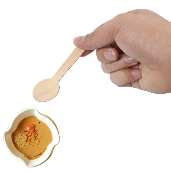 50Pcs%20Disposable%20Wooden%20Spoons%20for%20Tasting%20Sampling%20Yogurt%20Ice%20Cream%20Dessert%20Forks%20Wedding%20Party%20Tableware%20Wooden%20Spoon%20-%20Image%204