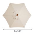 3M Sunshade Cover Spare Fabric UV Protection Polyester Umbrella Surface 6 Bones Poles Cloth No Stand Hanging Umbrella Cloth. 