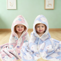 Cartoon Animal Baby Bath Towel, Soft Newborn Hooded Bath Towel, Small Blanket, Toddler Bathrobe, Warm Wrap Towel, Suitable for Both Boys and Girls. 