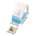 Stamp Shaped Paper Punch, Portable Hole Puncher for Crafts, Scrapbooking Supplies, DIY Card Making & Paper Crafting Tool. 