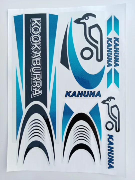 New 3D 2024 KOOKABURRA KAHUNA Blue Edition Cricket Bat Sticker For New 3D 2024 KOOKABURRA KAHUNA Blue Edition Cricket Bat Sticker For