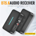 Bluetooth 5.3 Audio Receiver 3.5mm AUX RCA USB U-Disk Stereo Music Wireless Audio Adapter For PC TV Car Kit Speaker Amplifier. 