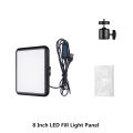 LED Photography Video Light Panel Lighting Photo Studio Lamp Kit with 8/12 Inch Adjustable Brightness,for YouTube Live Streaming.