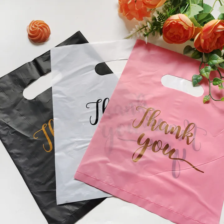 10/50/100Pcs%20Thank%20You%20Gift%20Bags%20Plastic%20Wedding%20Birthday%20Party%20Treat%20Bags%20Favors%20Small%20Business%20Shopping%20Candy%20Cookie%20Packaging%20-%20Image%202