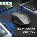 Inphic A1 Bluetooth Mouse Rechargeable 2.4G Wireless Mouse Ergonomic Office Mute Mouse For MacBook Tablet Laptops Computer PC. 
