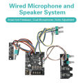 502T Microphone Audio Integrated Machine 2.0 Channel Bluetooth Amplifier Board 50W*2 TPA3116D2 Dual Channel Amplifier Board. 