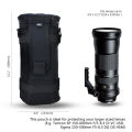 JJC Camera Lens Bag &Belt Waterproof Lens Case Storage Pouch for DSLR Backpack Photography Accessories.