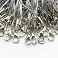 20/50Pcs Lobster Clasp Lanyard Strap Cord Mobile Straps Charm Nylon Key Ring Chain For DIY Jewelry Making Accessories. 