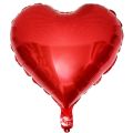 party decorations heart shape foil balloons 18" inches. 