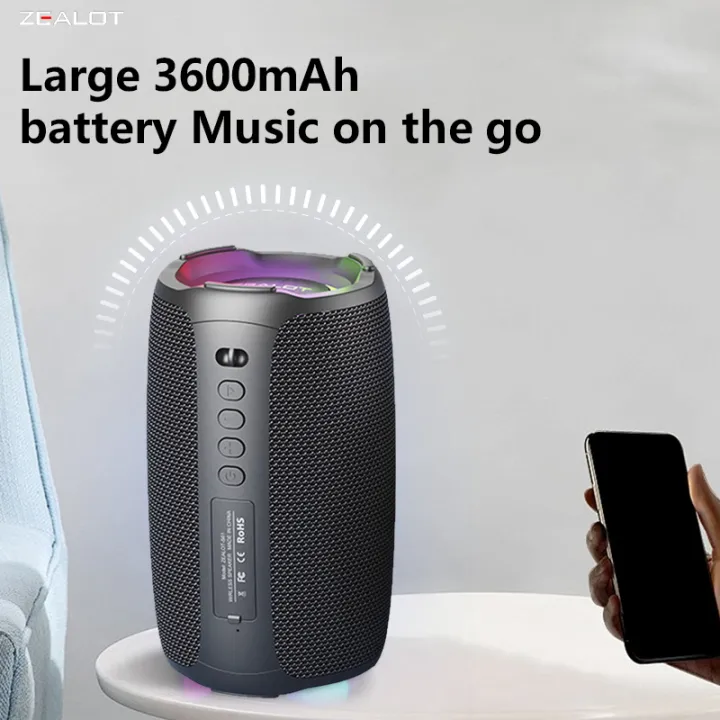 ZEALOT-S61%2020W%20Wireless%20Speakers,%20Outdoor%20Portable%20Subwoofer%20Speaker,%203600mAh%20Battery,%20EQ%20Mode,%20Dual%20Pairing%20-%20Image%207