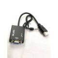 Glink GL-021 HDMI to VGA converter cable with audio connector converter adapter with 3.5mm audio port. 