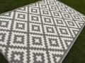 Plastic Mat | Indoor/Outdoor Portable Foldable Plastic Rug | Chitai Mat (4' x 6'). 