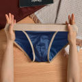 1/3PCS Men's Briefs Simple and Versatile Ice Silk Material, Comfortable, Breathable and Quick Drying Men's Briefs.