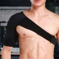 Shoulder Support Immobilizer-Shoulder Support for Rotator Cuff, Dislocated AC Joint, Labrum Tear, Shoulder Pain, Shoulder Stability Brace with Pressure Pad | Under Shirt Compression Pad. 