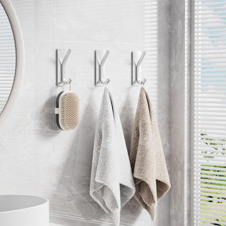 4pcs%20Towel%20Hooks%20Self%20Adhesive%20Bathroom%20Hooks%20304%20Stainless%20Steel%20Bathrobe%20Hooks%20%20Storage%20Hanger%20Strong%20Adhesion%20Stick%20Wall%20Hook%20-%20Image%203